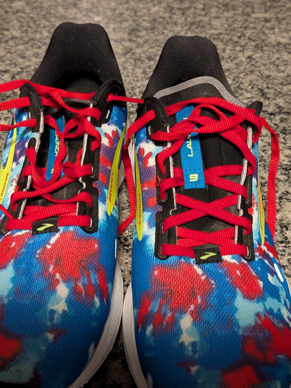 Brooks Women's Multicolor Athletic Shoes with Red Laces